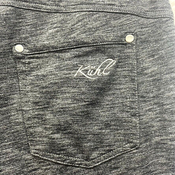 Kuhl Sweatpants Womens 10 Gray Nova Cargo Drawstring Lounge Hiking Outdoor Run - Picture 7 of 14
